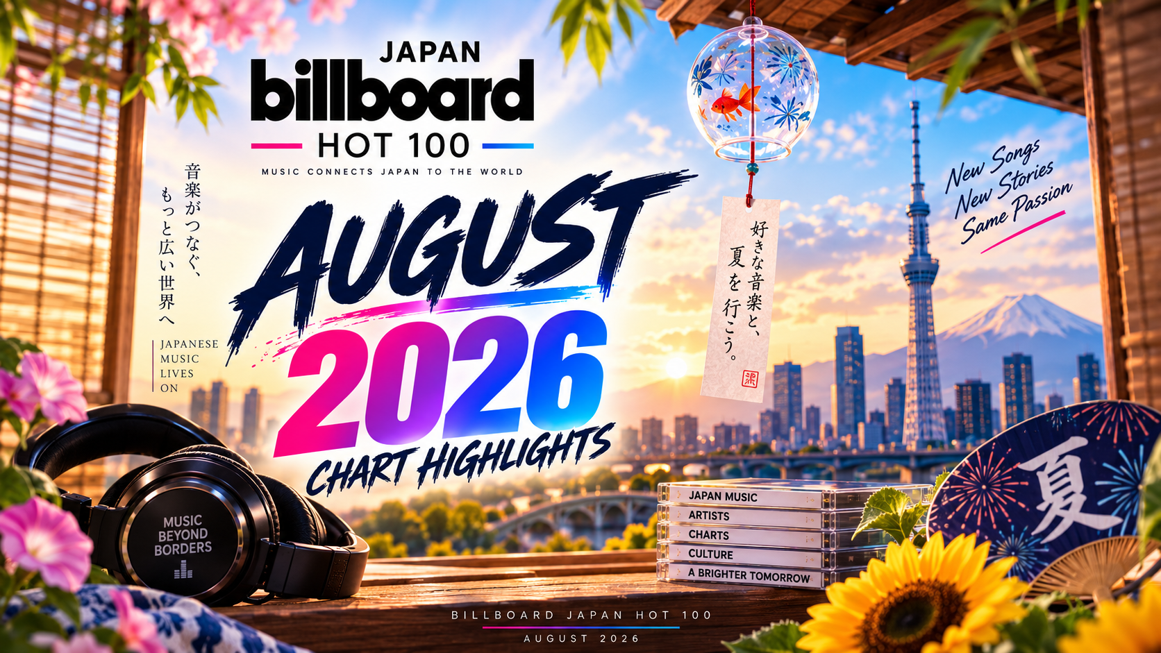 Japan Billboard Hot 100 Highlights — August 2026